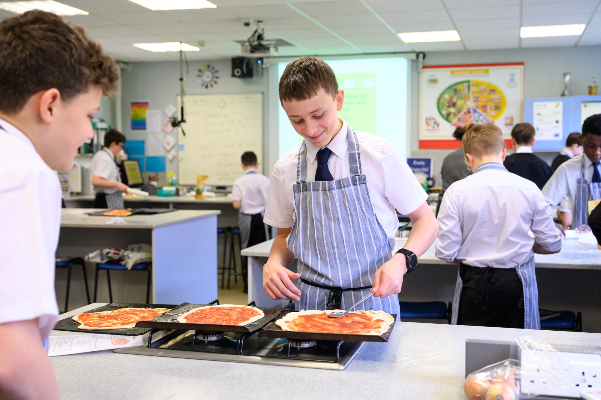 Year 11 Mock Examination Timetable 2026 A photo of a student in the Food Room
